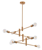 Bethel Brass Chandelier in Metal