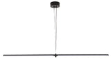 Bethel Black LED Chandelier in Metal & Acrylic