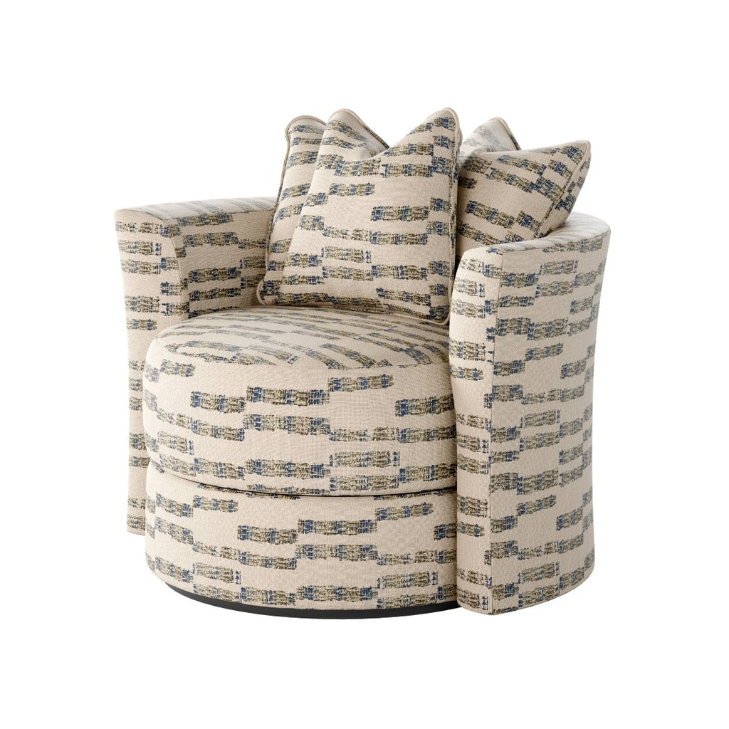 Southern Motion Wild Child  109 Transitional Scatter Pillow Back Swivel Chair 109 353-60