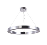 Bethel Chrome LED Chandelier in Metal & Acrylic