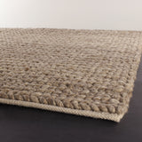 Chandra Rugs Valencia 100% Wool Hand-Woven Contemporary Rug Beige/Tan 9' x 13'