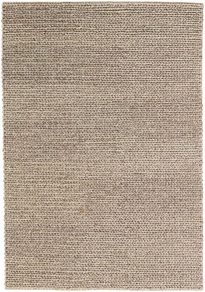 Chandra Rugs Valencia 100% Wool Hand-Woven Contemporary Rug Beige/Tan 9' x 13'