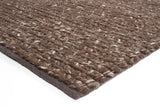 Chandra Rugs Valencia 100% Wool Hand-Woven Contemporary Rug Brown/Beige 9' x 13'