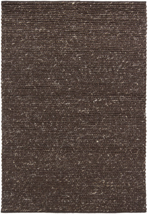 Chandra Rugs Valencia 100% Wool Hand-Woven Contemporary Rug Brown/Beige 9' x 13'