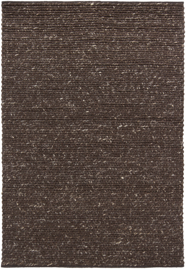 Chandra Rugs Valencia 100% Wool Hand-Woven Contemporary Rug Brown/Beige 9' x 13'