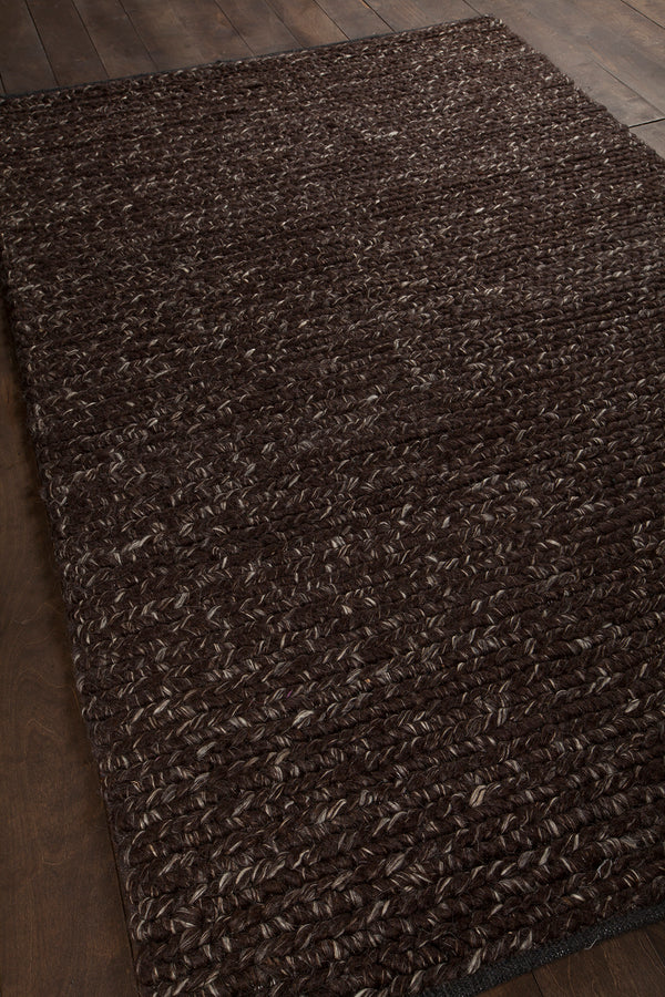 Chandra Rugs Valencia 100% Wool Hand-Woven Contemporary Rug Brown/Beige 9' x 13'