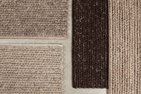 Chandra Rugs Valencia 100% Wool Hand-Woven Contemporary Rug Brown/Beige 9' x 13'