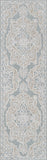 Momeni Valencia VAL-1 Hand Tufted Traditional Medallion Indoor Area Rug Light Blue 9' x 12' VALENVAL-1LBL90C0