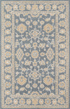 Momeni Valencia VAL-2 Hand Tufted Traditional Oriental Indoor Area Rug Grey 9' x 12' VALENVAL-2GRY90C0