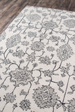 Momeni Valencia VAL-4 Hand Tufted Transitional Floral Indoor Area Rug Ivory 9' x 12' VALENVAL-4IVY90C0