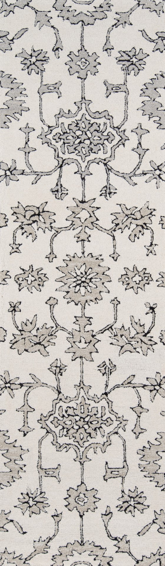 Momeni Valencia VAL-4 Hand Tufted Transitional Floral Indoor Area Rug Ivory 9' x 12' VALENVAL-4IVY90C0