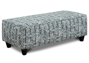 Fusion 100 Transitional Cocktail Ottoman 100 Highrise Indigo Cocktail Ottoman
