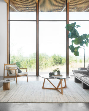 Loloi Vaughn VG-01 80% Wool, 20% Viscose from Bamboo Hand Loomed Transitional Rug VAUGVG-01IV00C0F0