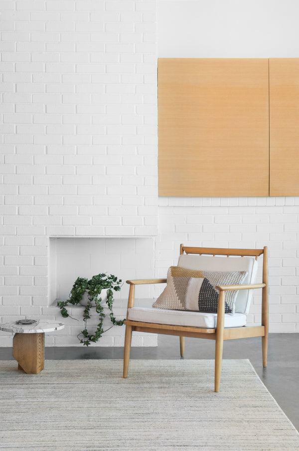 Loloi Vaughn VG-01 80% Wool, 20% Viscose from Bamboo Hand Loomed Transitional Rug VAUGVG-01IV00C0F0