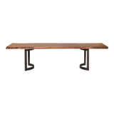 Moe's Home Bent Dining Table Large Smoked