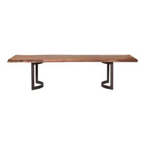 Moe's Home Bent Dining Table Extra Small Smoked