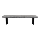 BENT BENCH EXTRA SMALL WEATHERED GREY