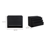 Moe's Home Quinton Dresser Small Black VE-1101-02