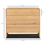 Moe's Home Quinton Dresser Small Natural Oak VE-1101-24