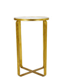 Zeugma VE203 Gold Round End Table