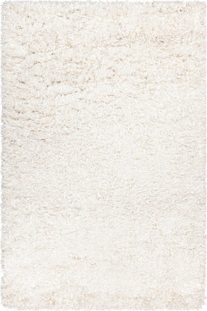 Chandra Rugs Vega 100% Polyester Hand-Woven Contemporary Rug White 7'9 x 10'6