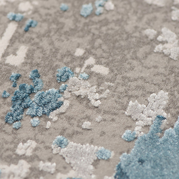 AMER Rugs Venice VEN-1 Power-Loomed Abstract Modern & Contemporary Area Rug Gray 9'6" x 13'6"