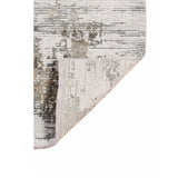 AMER Rugs Venice VEN-2 Power-Loomed Abstract Modern & Contemporary Area Rug Ivory/Gold 9'6" x 13'6"