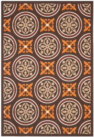 Safavieh Veranda 030 Power Loomed 87% Polypropylen/9.3% Polyester/3.7% Latex Outdoor Rug VER030-0325-4