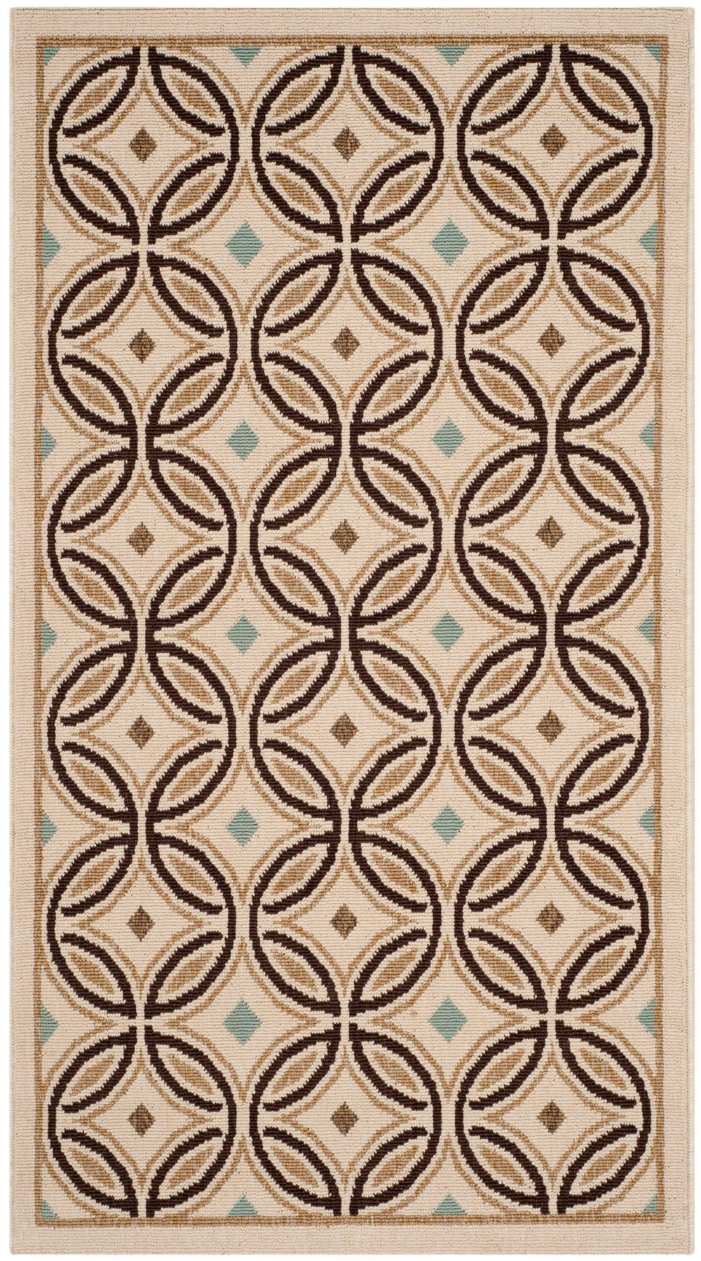 Safavieh Veranda 047 Power Loomed 87% Polypropylen/9.3% Polyester/3.7% Latex Outdoor Rug VER047-0212-4