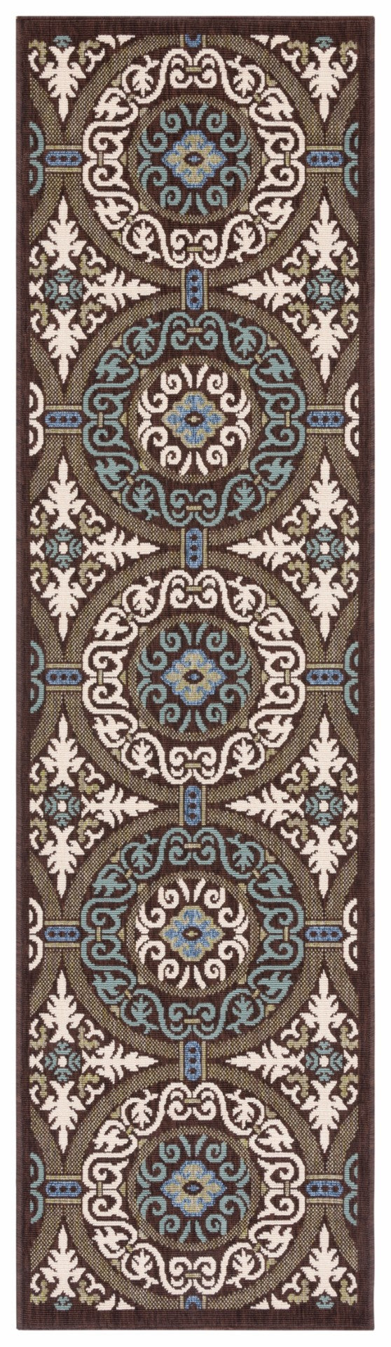 Safavieh Veranda 055 Power Loomed 87% Polypropylen/9.3% Polyester/3.7% Latex Outdoor Rug VER055-0621-28