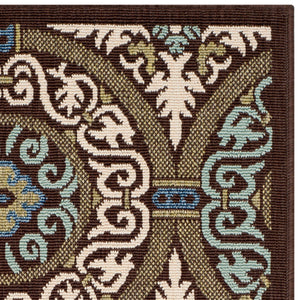 Safavieh Veranda 055 Power Loomed 87% Polypropylen/9.3% Polyester/3.7% Latex Outdoor Rug VER055-0621-3