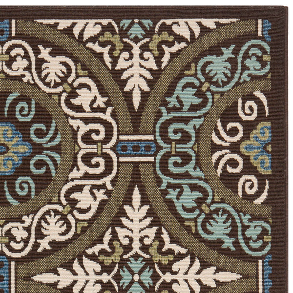 Safavieh Veranda 055 Power Loomed 87% Polypropylen/9.3% Polyester/3.7% Latex Outdoor Rug VER055-0621-4