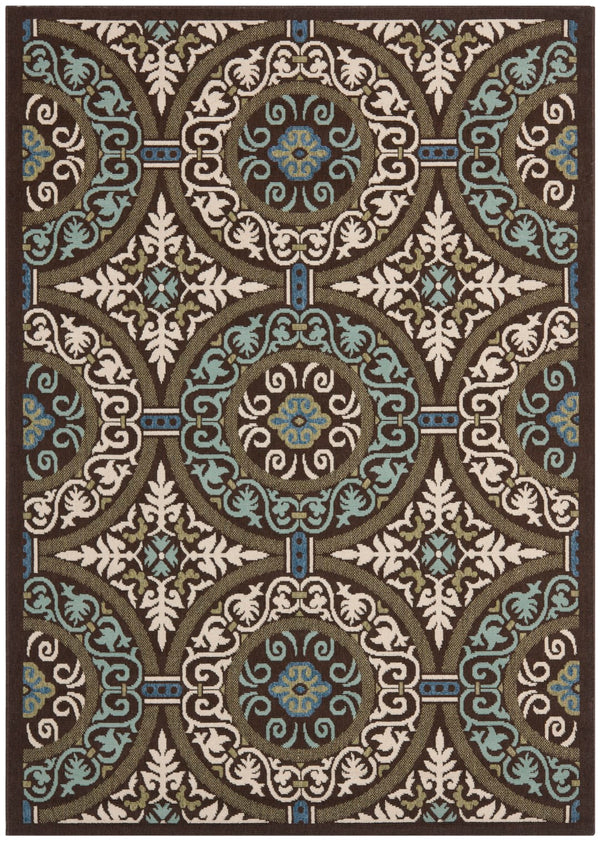 Safavieh Veranda 055 Power Loomed 87% Polypropylen/9.3% Polyester/3.7% Latex Outdoor Rug VER055-0621-4