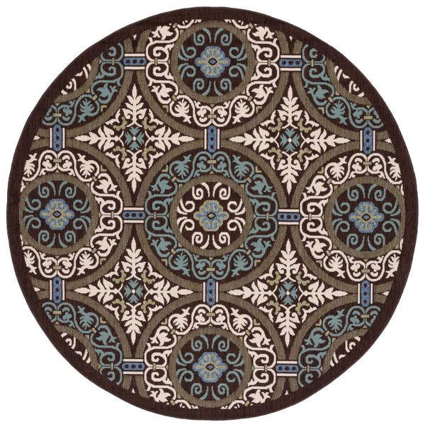 Safavieh Veranda 055 Power Loomed 87% Polypropylen/9.3% Polyester/3.7% Latex Outdoor Rug VER055-0621-7R