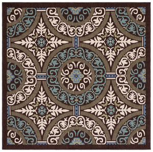 Safavieh Veranda 055 Power Loomed 87% Polypropylen/9.3% Polyester/3.7% Latex Outdoor Rug VER055-0621-7SQ