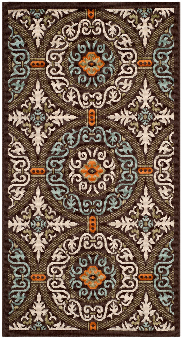 Safavieh Veranda 055 Power Loomed 87% Polypropylen/9.3% Polyester/3.7% Latex Outdoor Rug VER055-0723-9