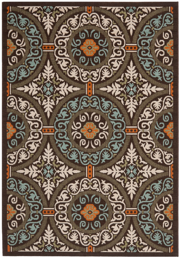 Safavieh Veranda 055 Power Loomed 87% Polypropylen/9.3% Polyester/3.7% Latex Outdoor Rug VER055-0723-9