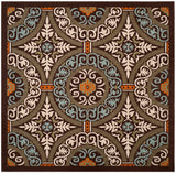 Safavieh Veranda 055 Power Loomed 87% Polypropylen/9.3% Polyester/3.7% Latex Outdoor Rug VER055-0723-9