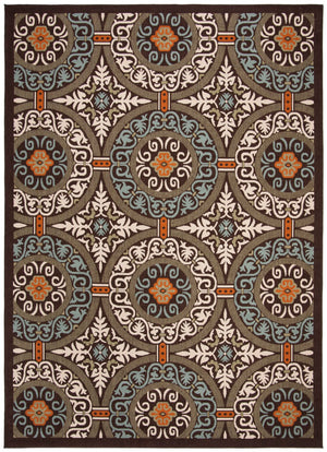 Safavieh Veranda 055 Power Loomed 87% Polypropylen/9.3% Polyester/3.7% Latex Outdoor Rug VER055-0723-9