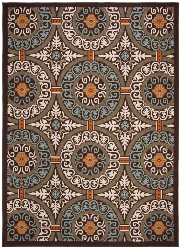 Safavieh Veranda 055 Power Loomed 87% Polypropylen/9.3% Polyester/3.7% Latex Outdoor Rug VER055-0723-9