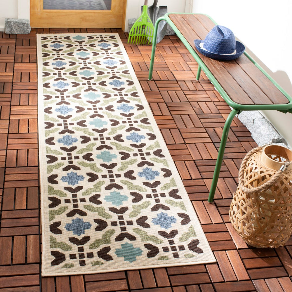 Safavieh Veranda 080 Power Loomed 87% Polypropylen/9.3% Polyester/3.7% Latex Outdoor Rug VER080-0612-28