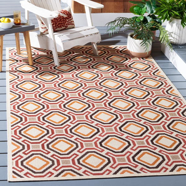 Safavieh Veranda 089 Power Loomed 87% Polypropylen/9.3% Polyester/3.7% Latex Outdoor Rug VER089-0313-4