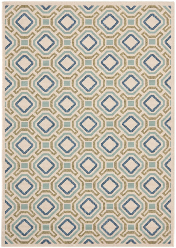 Safavieh Veranda 089 Power Loomed 87% Polypropylen/9.3% Polyester/3.7% Latex Outdoor Rug VER089-0614-4