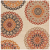 Safavieh Veranda 092 Power Loomed 87% Polypropylen/9.3% Polyester/3.7% Latex Outdoor Rug VER092-0313-9