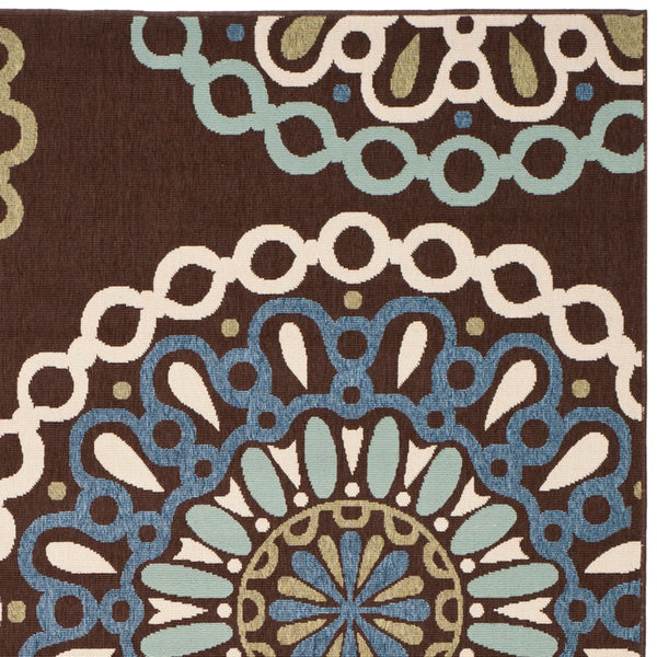 Safavieh Veranda 092 Power Loomed 87% Polypropylen/9.3% Polyester/3.7% Latex Outdoor Rug VER092-0625-9