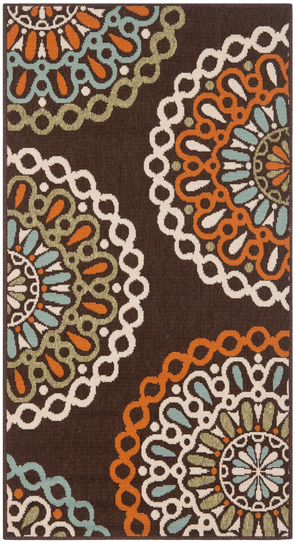 Safavieh Veranda 092 Power Loomed 87% Polypropylen/9.3% Polyester/3.7% Latex Outdoor Rug VER092-0725-9