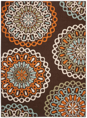 Safavieh Veranda 092 Power Loomed 87% Polypropylen/9.3% Polyester/3.7% Latex Outdoor Rug VER092-0725-9