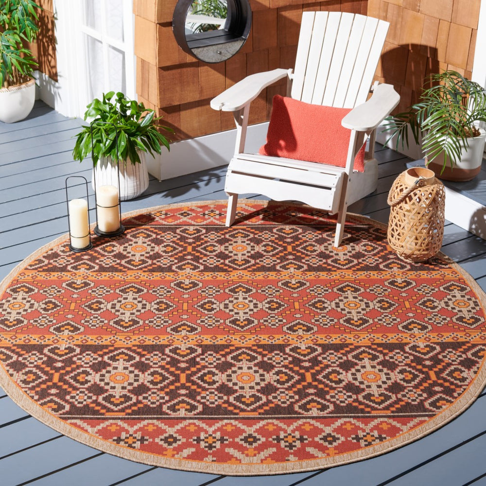 Safavieh Veranda 093 Power Loomed 87% Polypropylen/9.3% Polyester/3.7% Latex Outdoor Rug VER093-0332-9