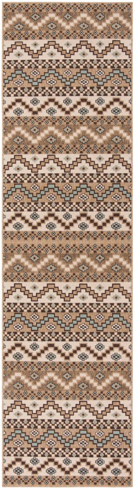 Safavieh Veranda 095 Power Loomed 87% Polypropylen/9.3% Polyester/3.7% Latex Outdoor Rug VER095-0215-4