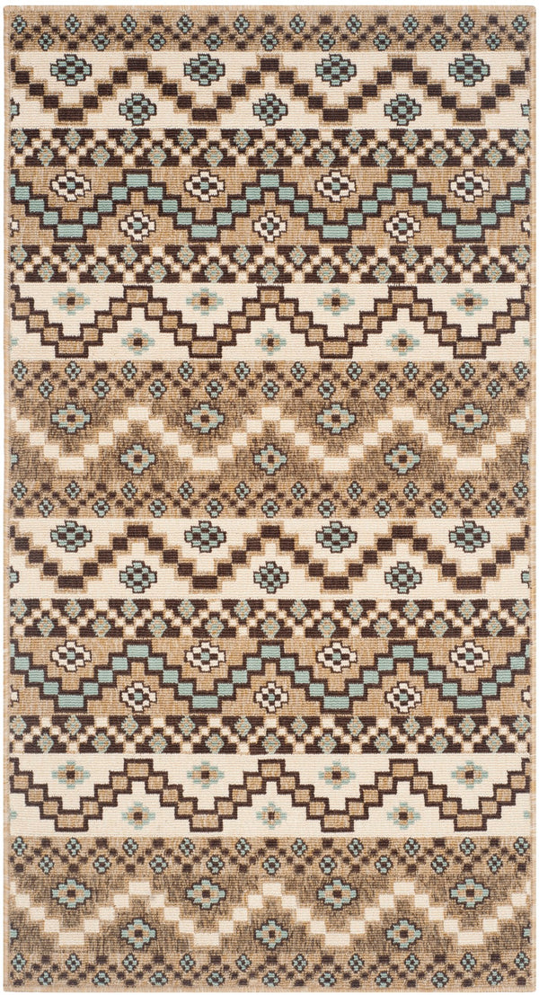 Safavieh Veranda 095 Power Loomed 87% Polypropylen/9.3% Polyester/3.7% Latex Outdoor Rug VER095-0215-4